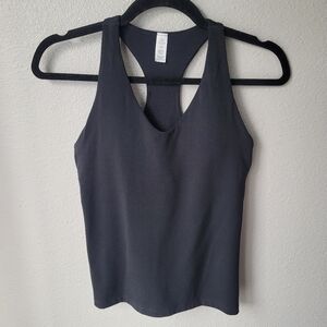 NWT Aerie OFFLINE Racerback V Neck Workout Tank Size Medium Color Black